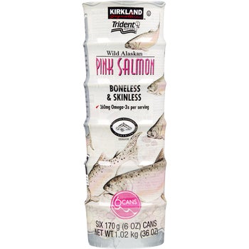 Kirkland Signature Wild Alaskan Pink Salmon, 6 oz, 6 ct