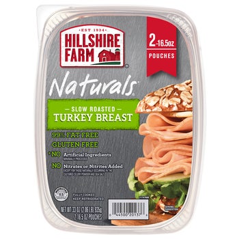 Hillshire Farm Naturals Slow Roasted Turkey Breast, 16.5 oz, 2 ct
