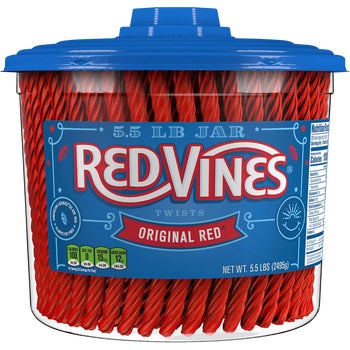 Red Vines Twists, Original Red Licorice Candy, 5.5 lbs