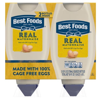 Best Foods Real Mayonnaise, 25 fl oz, 2 ct