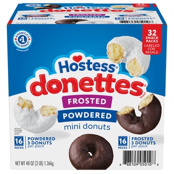 Hostess Donettes, Variety Pack, 3 Donuts, 32 ct