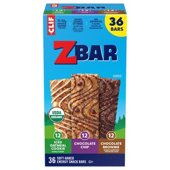 Zbar Organic Snack Bar, Variety Pack, 1.27 oz, 36 ct