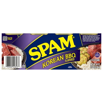 SPAM, Korean BBQ, 12 oz, 8 ct