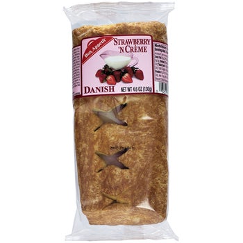 Bon Appetit Strawberry ‘N Creme Danish, 4.6 oz, 10 ct