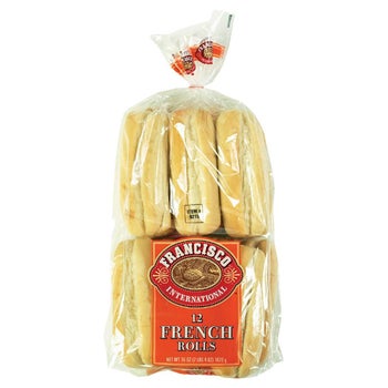 Francisco 6" French Rolls, 12 ct